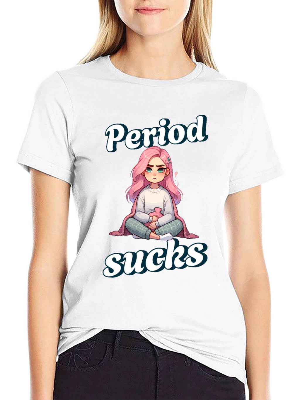 Period Sucks T-Shirt - Funny Graphic Tee