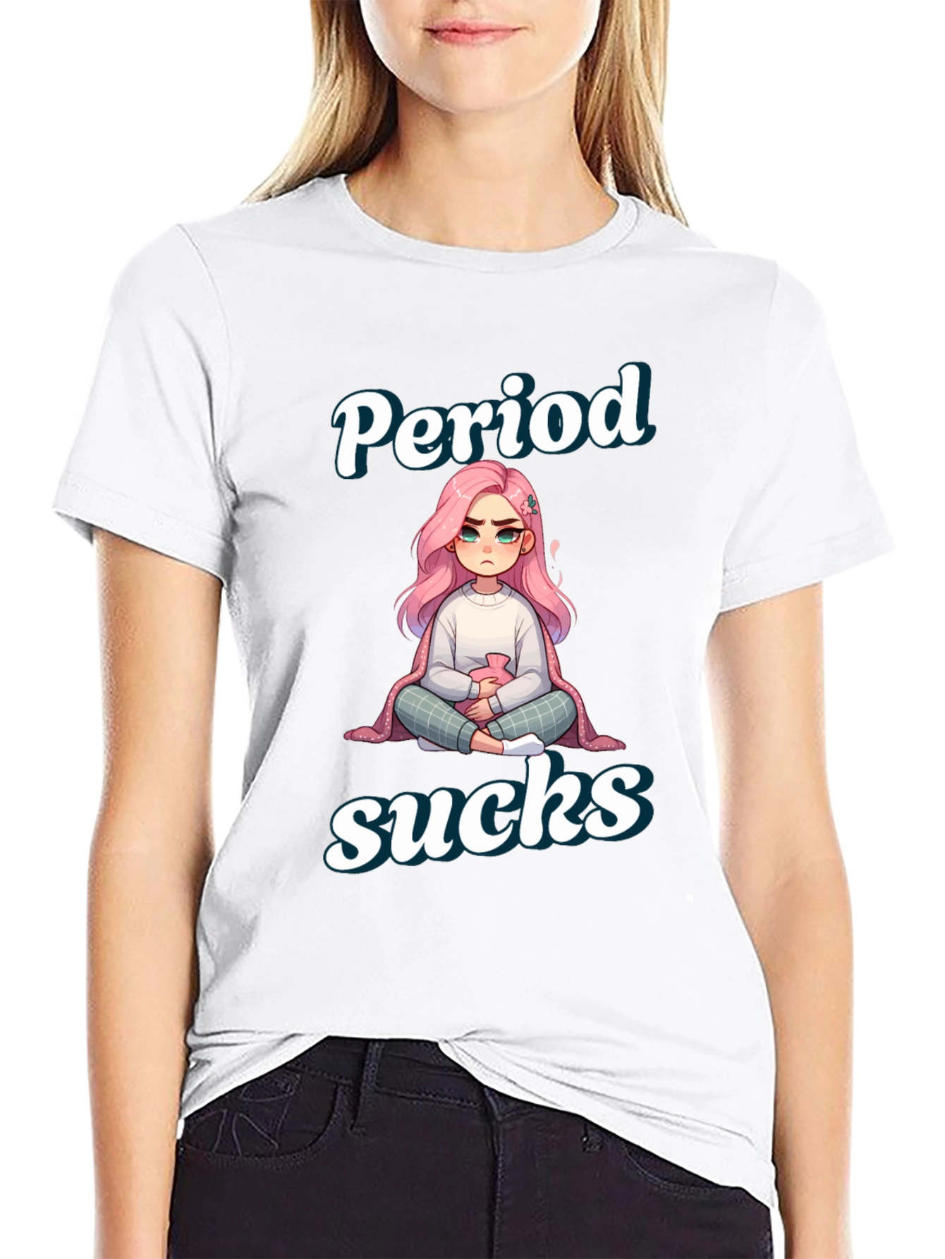 Period Sucks T-Shirt - Funny Graphic Tee