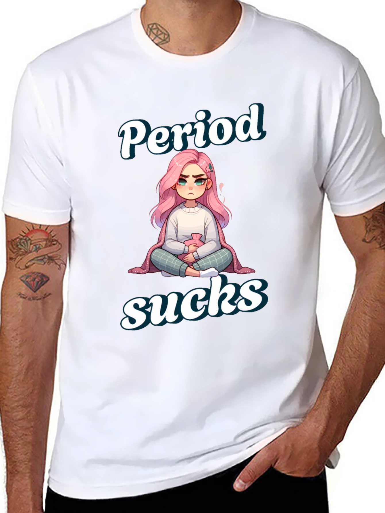 Period Sucks T-Shirt - Funny Graphic Tee
