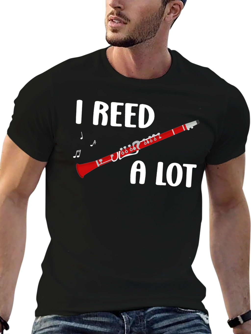 I Reed A Lot Clarinet Musician T-Shirt