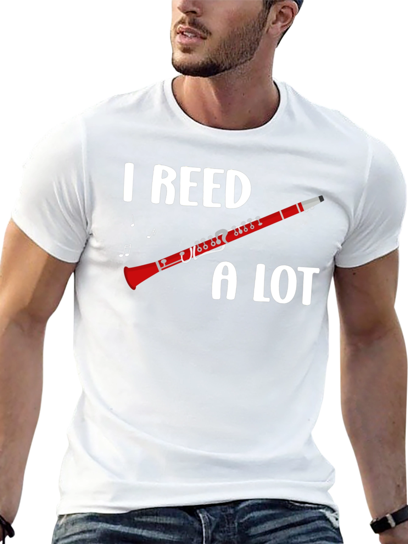 I Reed A Lot Clarinet Musician T-Shirt