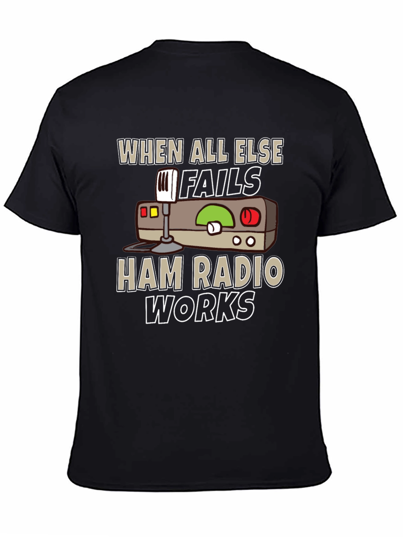 Ham Radio Works T-Shirt - Funny Amateur Radio Operator Tee