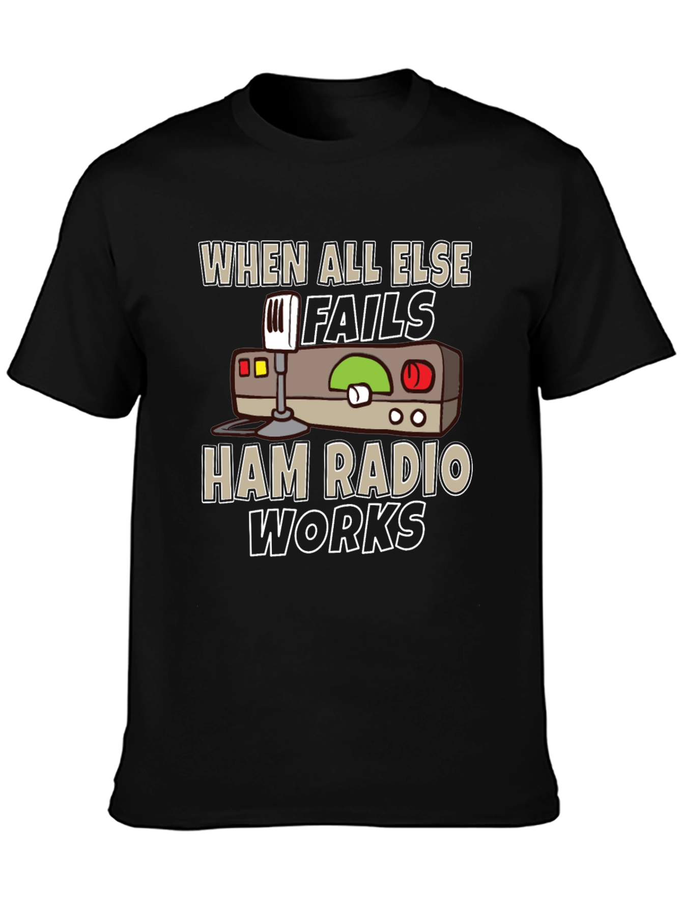 Ham Radio Works T-Shirt - Funny Amateur Radio Operator Tee