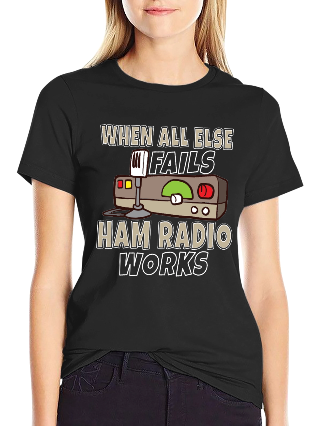 Ham Radio Works T-Shirt - Funny Amateur Radio Operator Tee