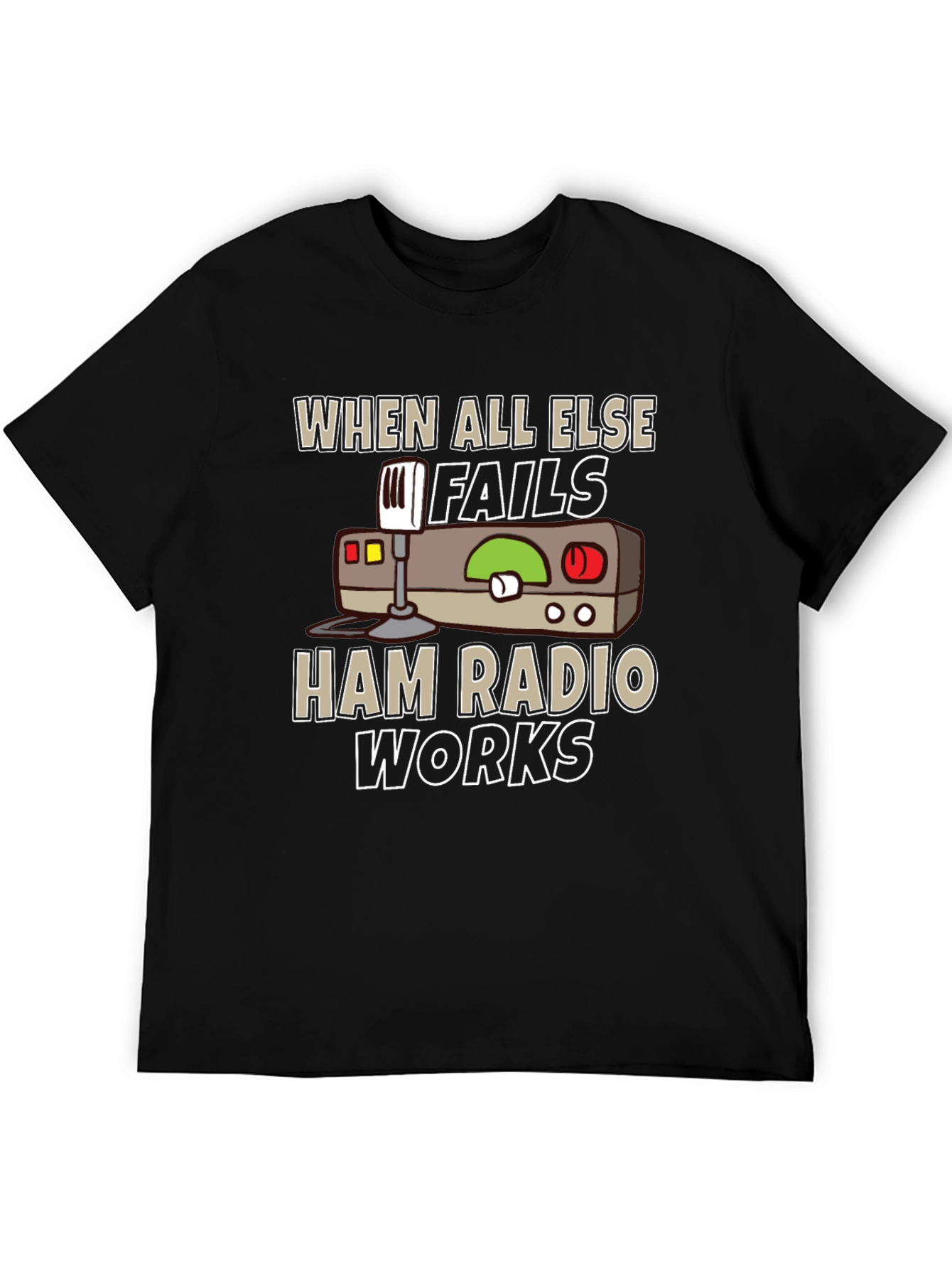 Ham Radio Works T-Shirt - Funny Amateur Radio Operator Tee