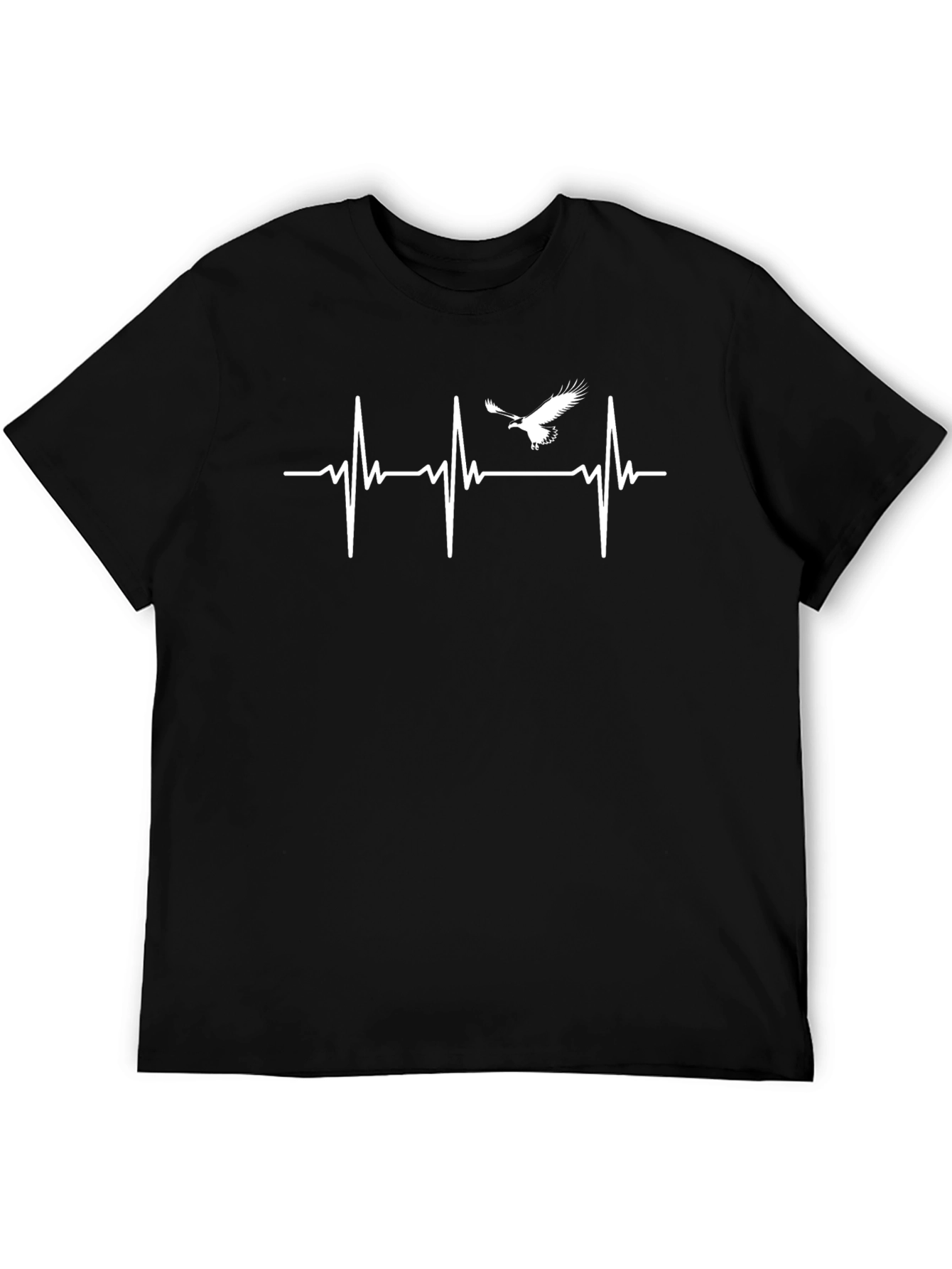 Eagle Heartbeat Black T-Shirt