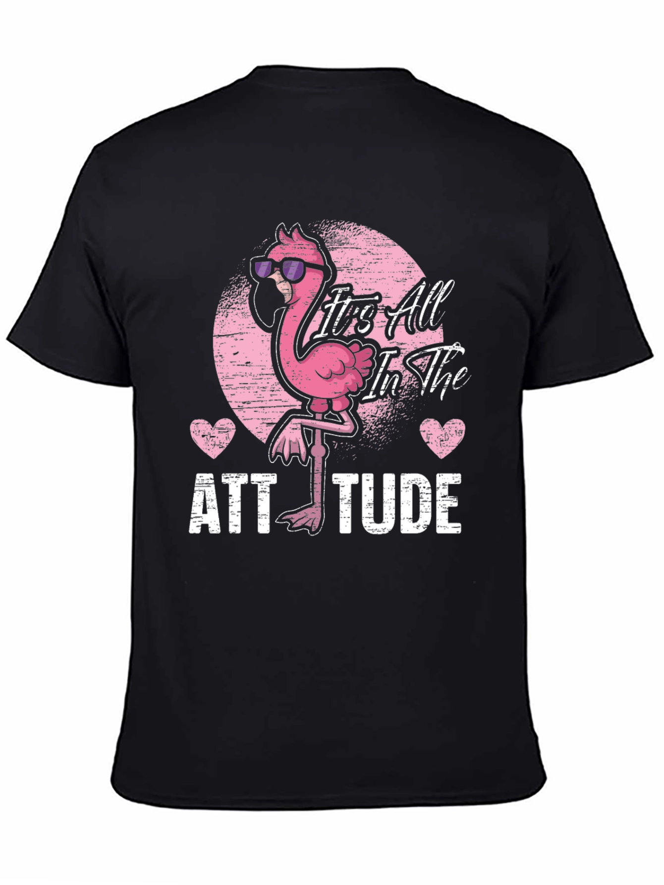 Attitude Flamingo Graphic Tee