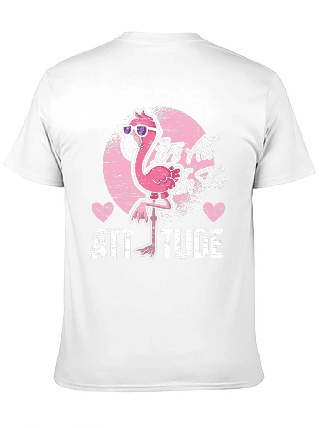 Attitude Flamingo Graphic Tee