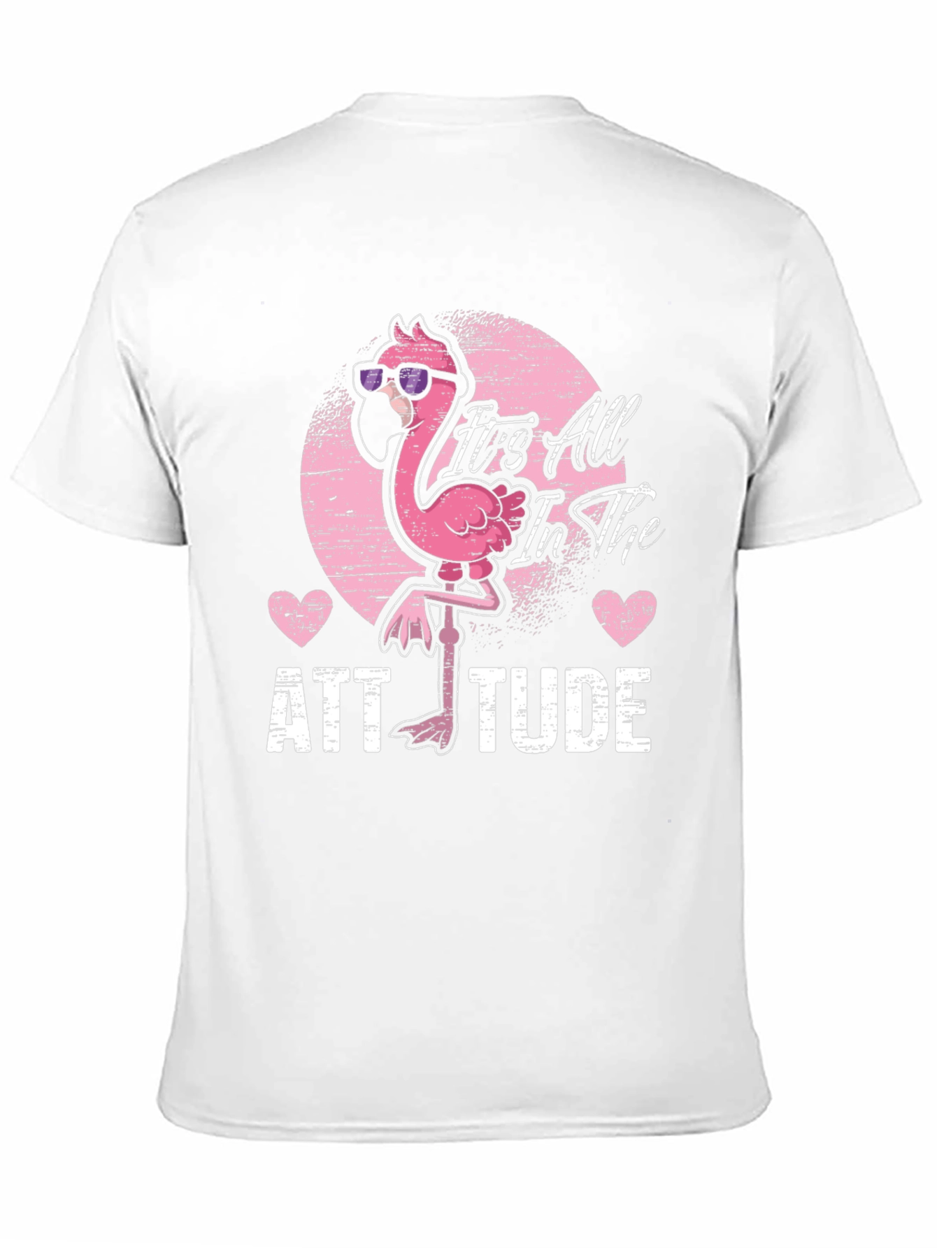 Attitude Flamingo Graphic Tee