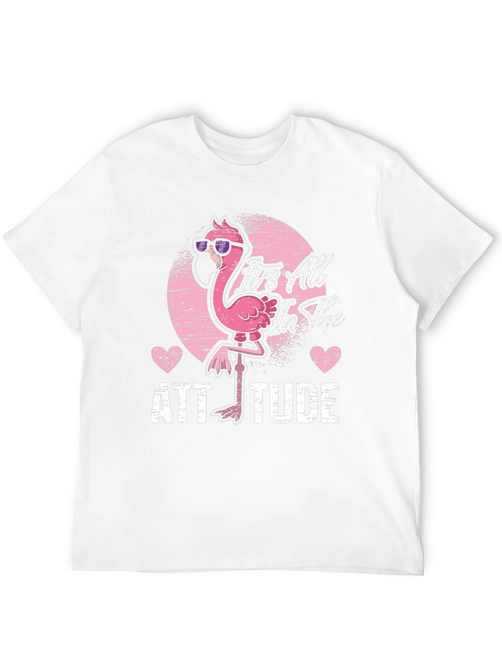 Attitude Flamingo Graphic Tee