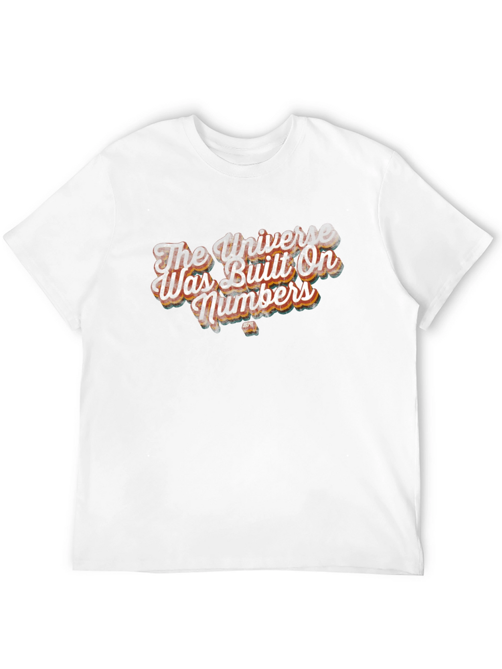 Universe Built On Numbers Graphic Tee