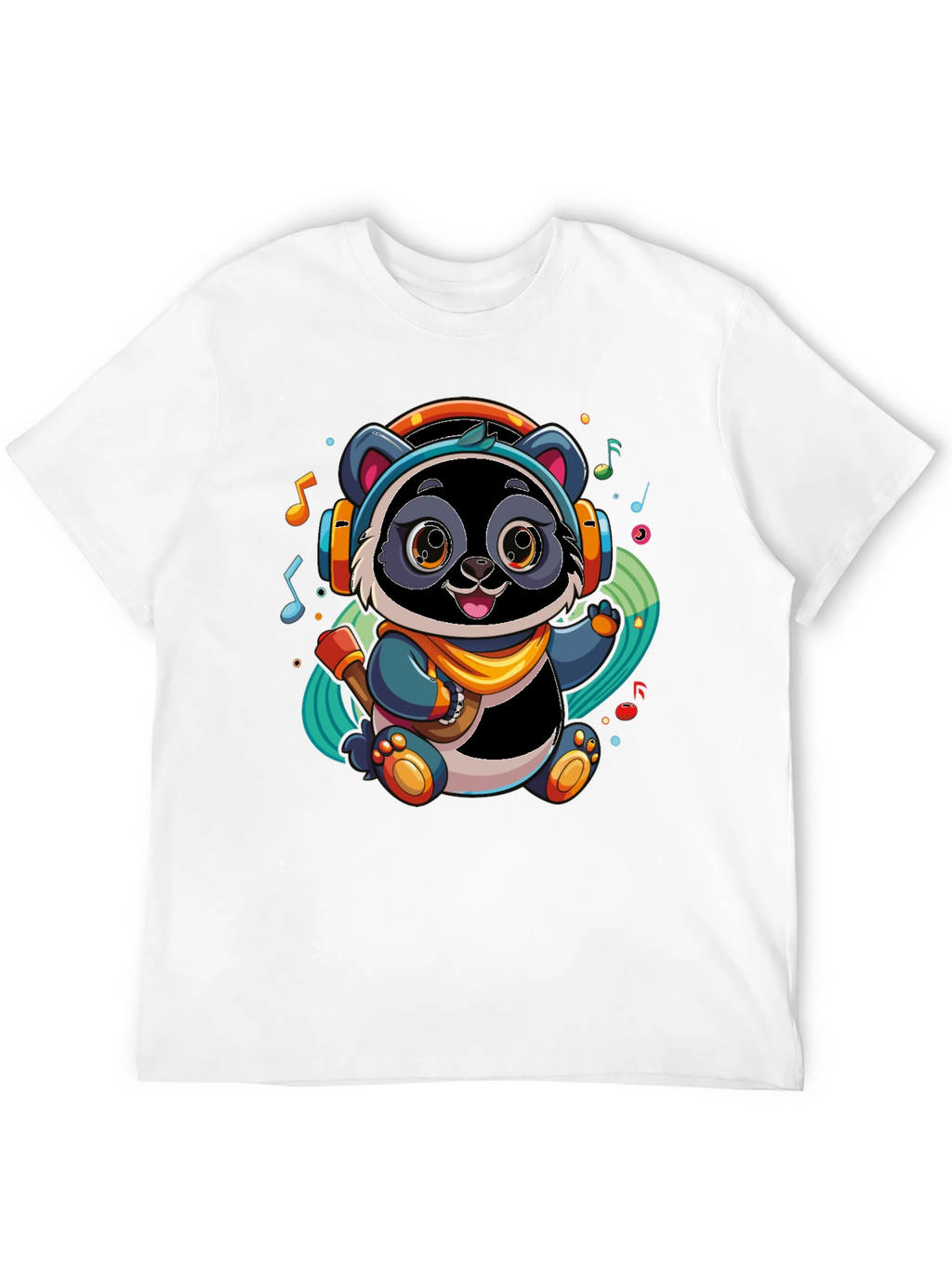 Cool Panda DJ T-Shirt - Music Lover Tee