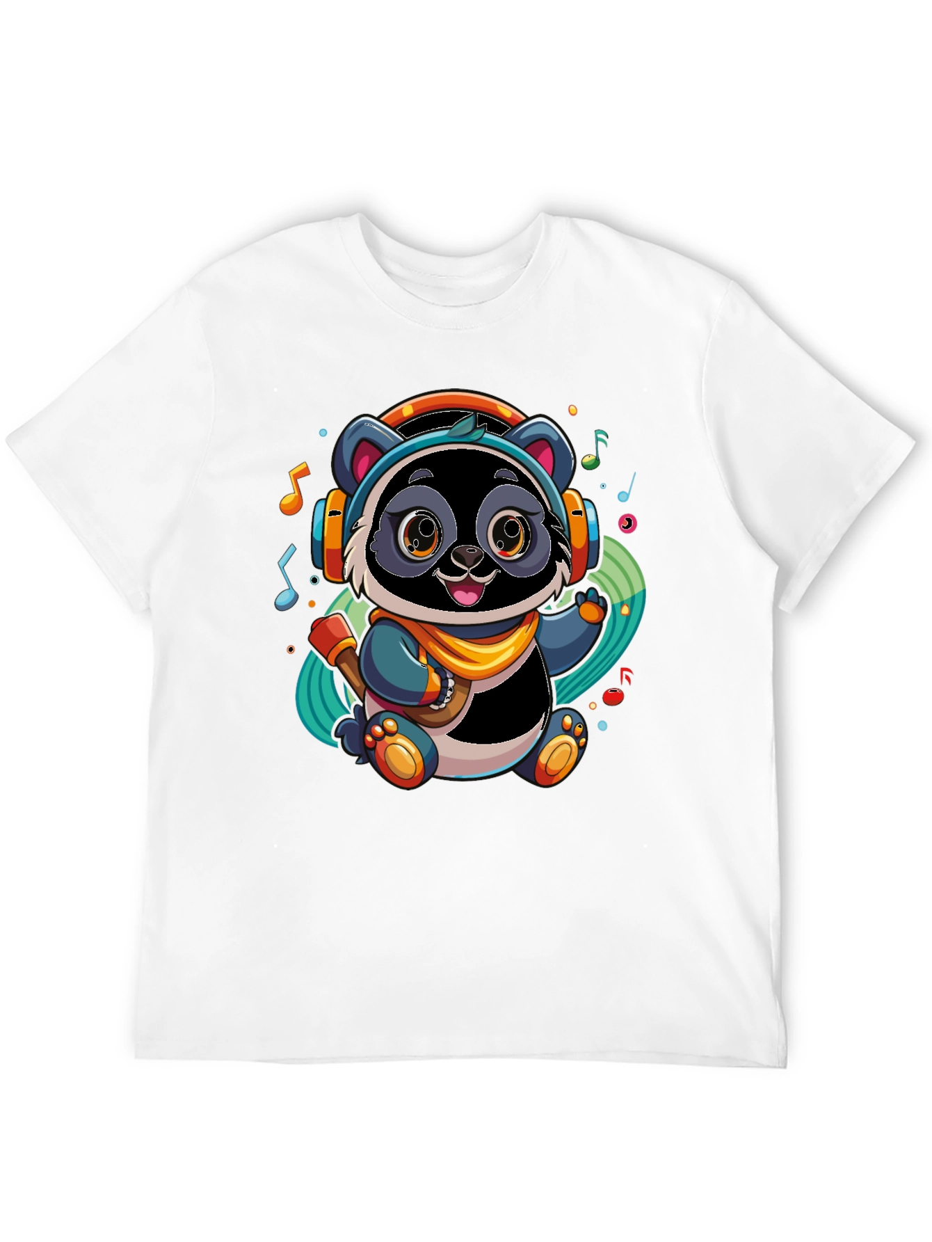 Cool Panda DJ T-Shirt - Music Lover Tee