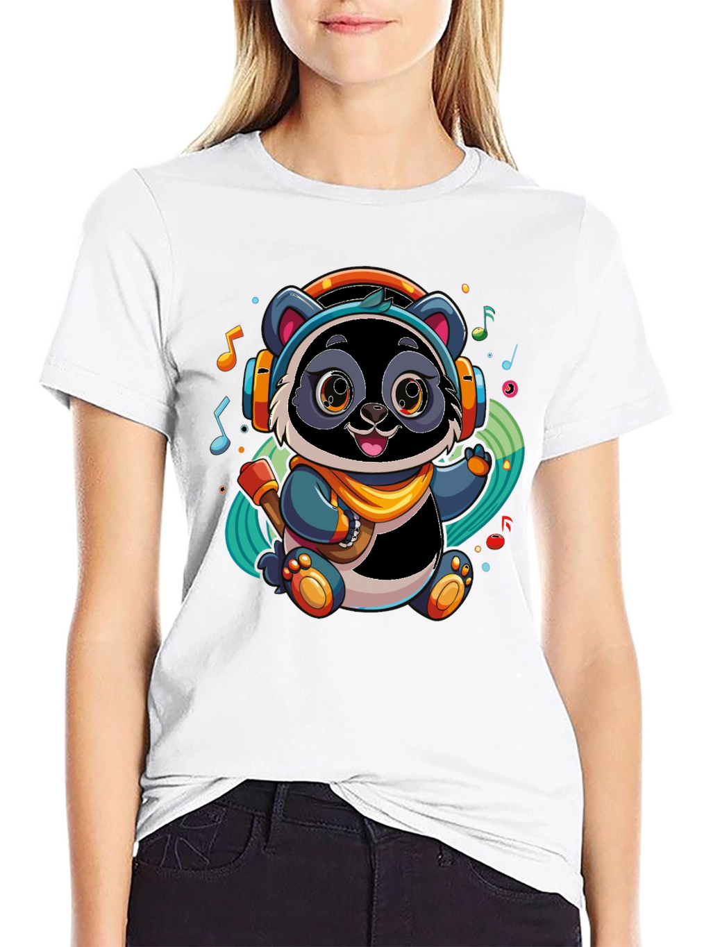 Cool Panda DJ T-Shirt - Music Lover Tee