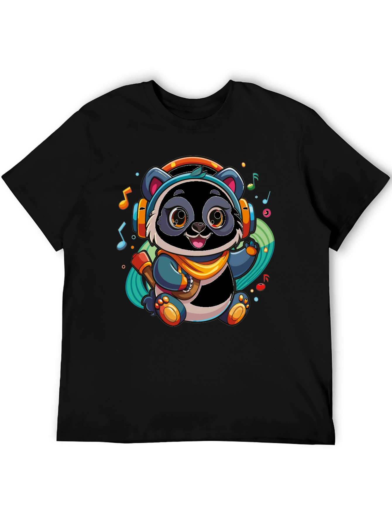 Cool Panda DJ T-Shirt - Music Lover Tee