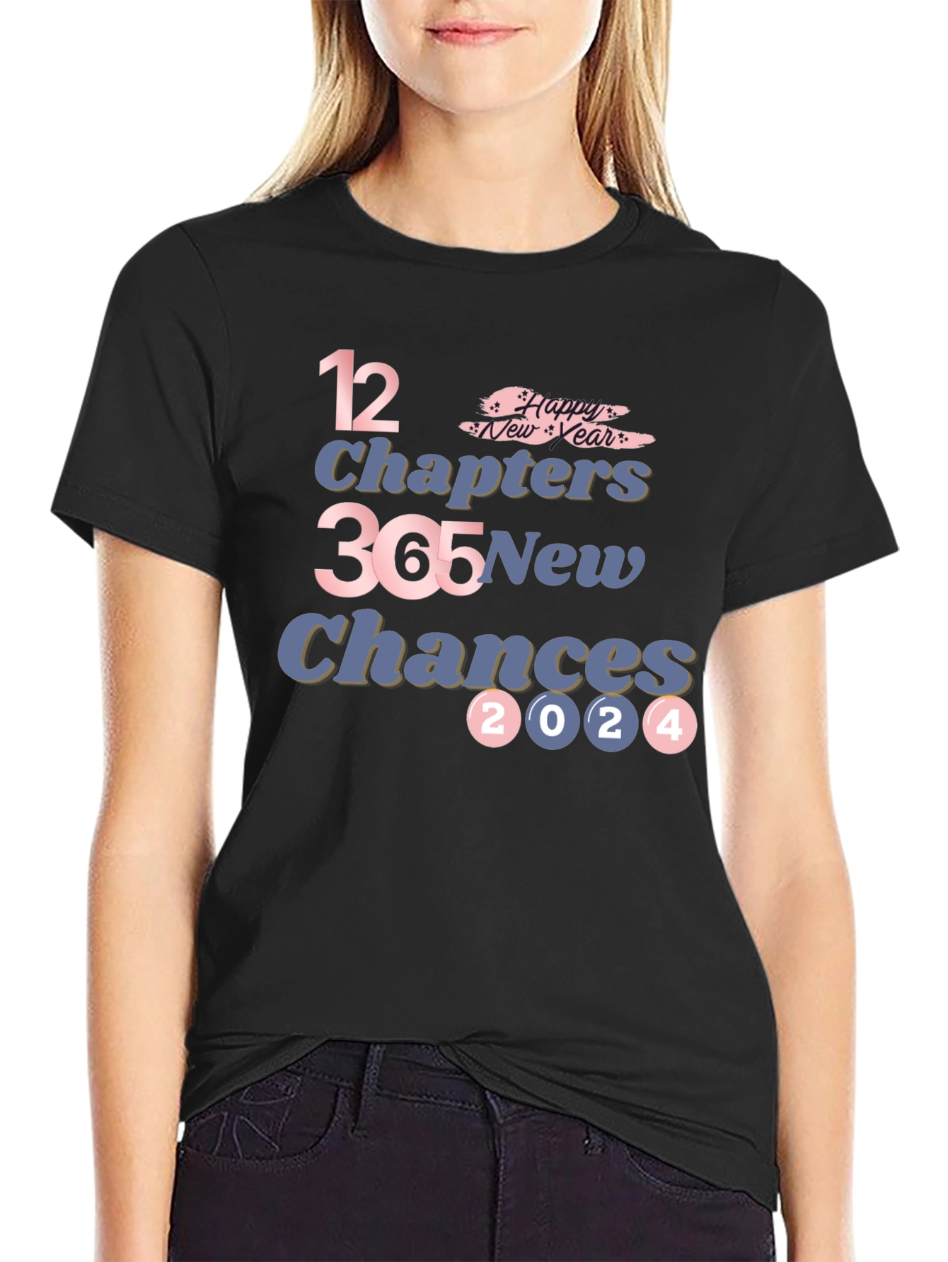 New Year 2024 T-Shirt - 12 Chapters 365 New Chances