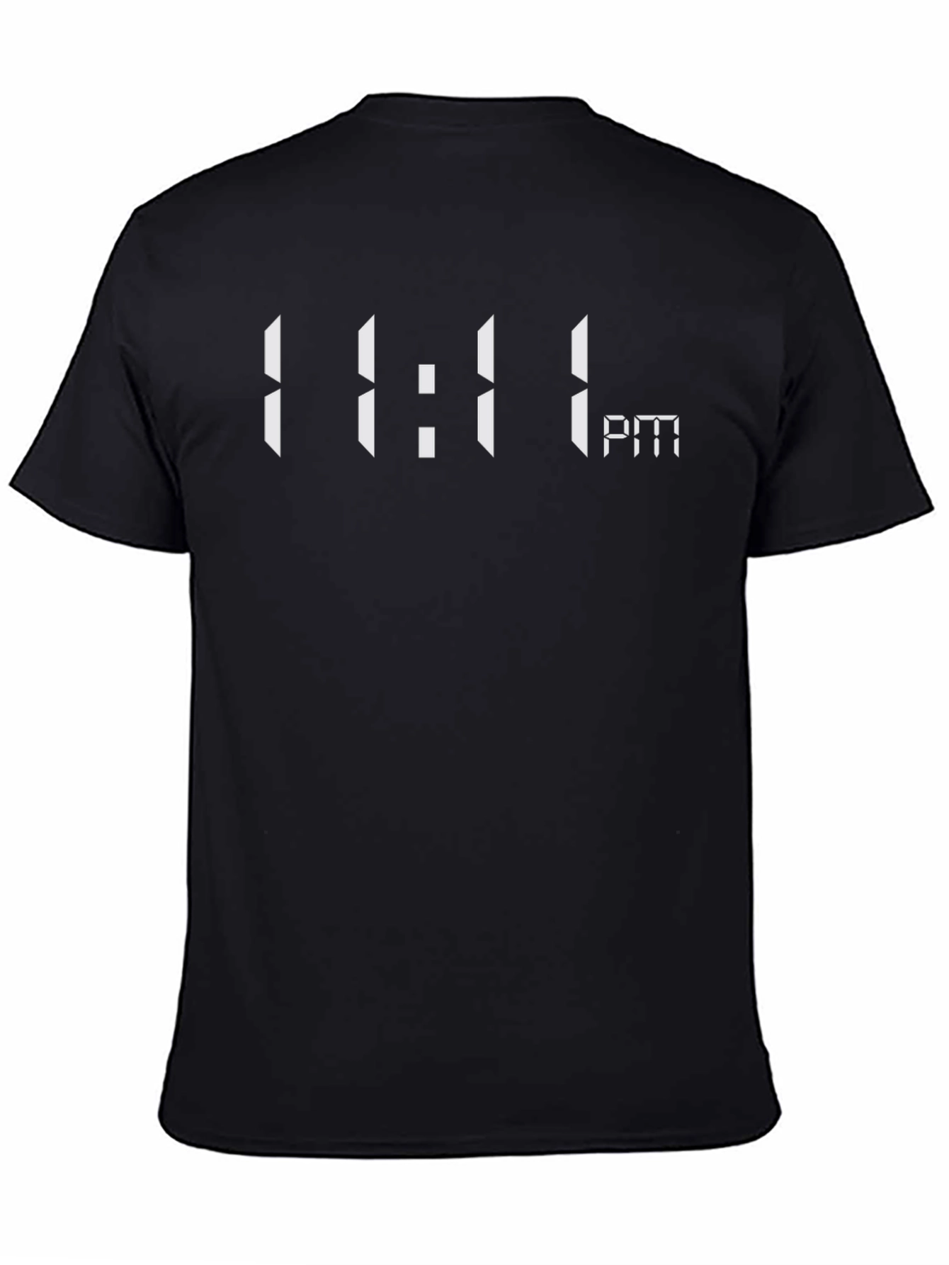 11:11 PM Black Graphic Tee