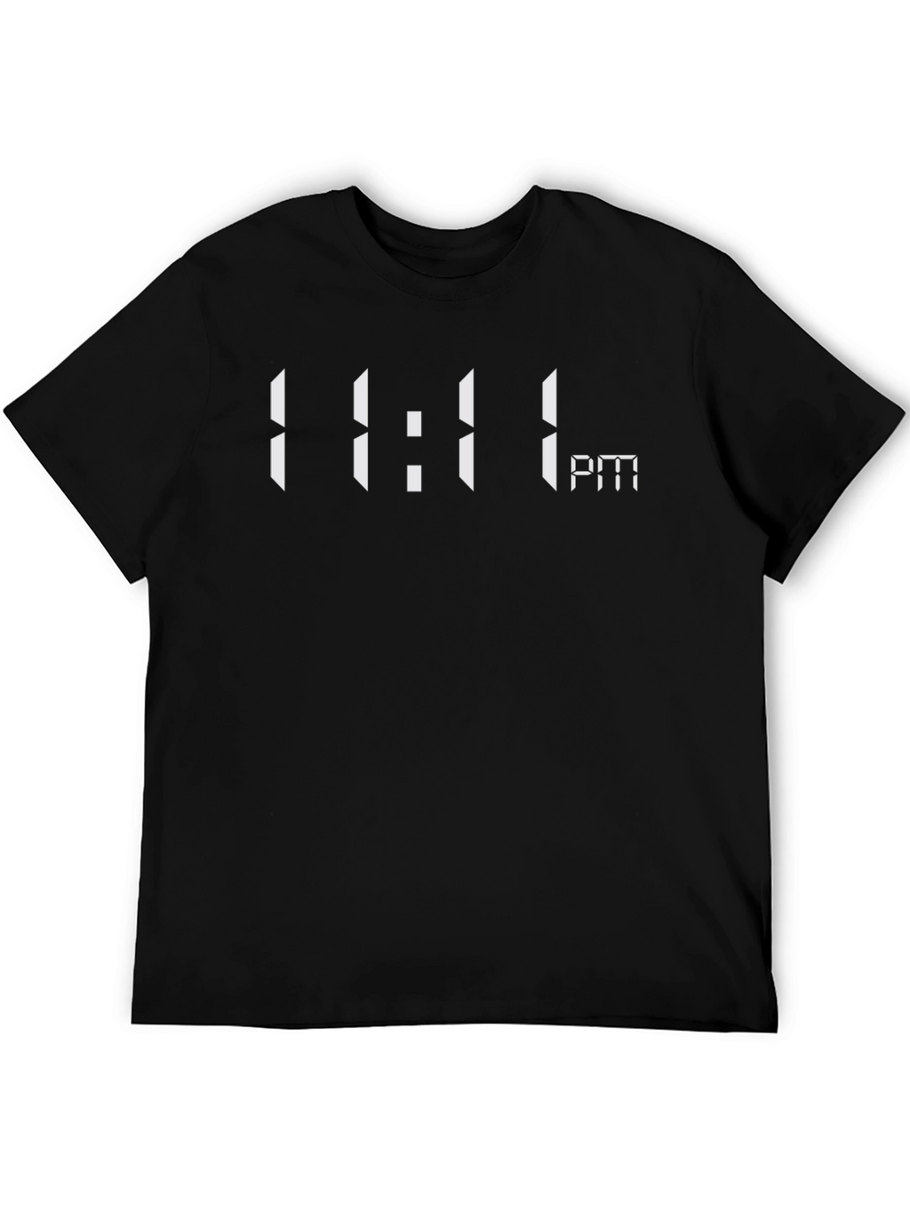 11:11 PM Black Graphic Tee