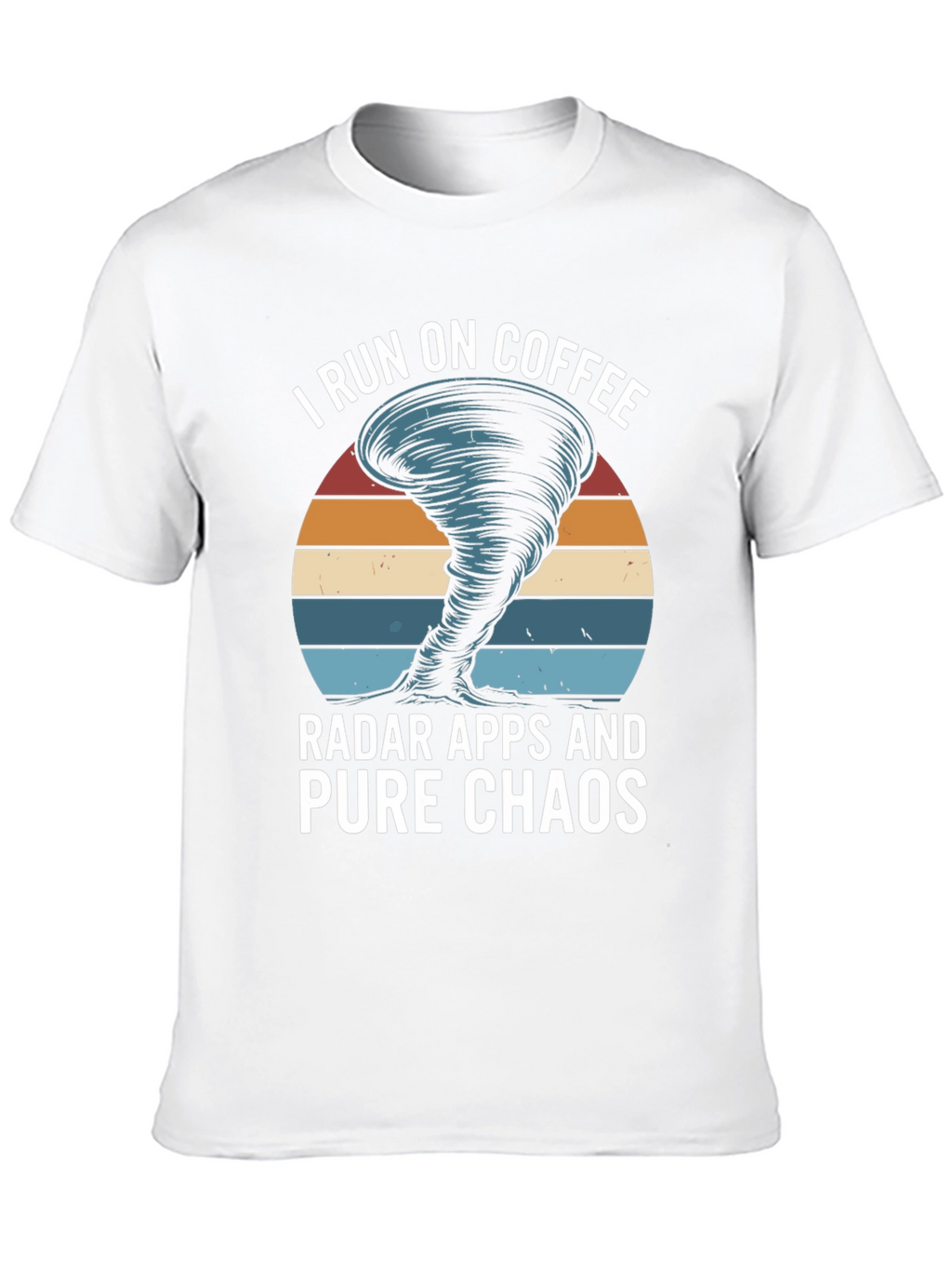I Run On Coffee Radar Chaos Graphic Tee