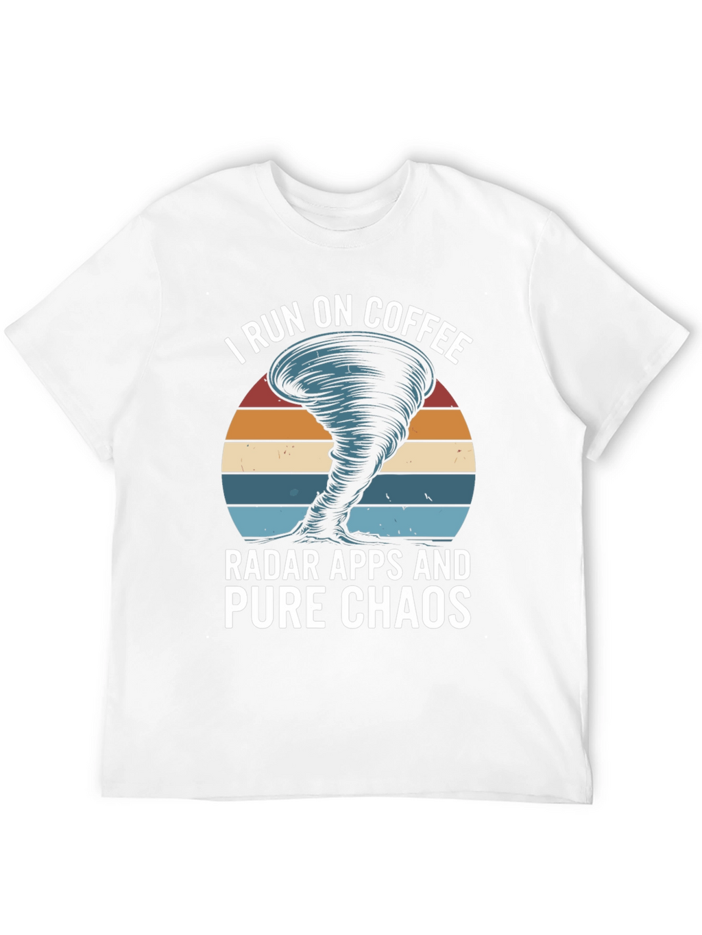 I Run On Coffee Radar Chaos Graphic Tee