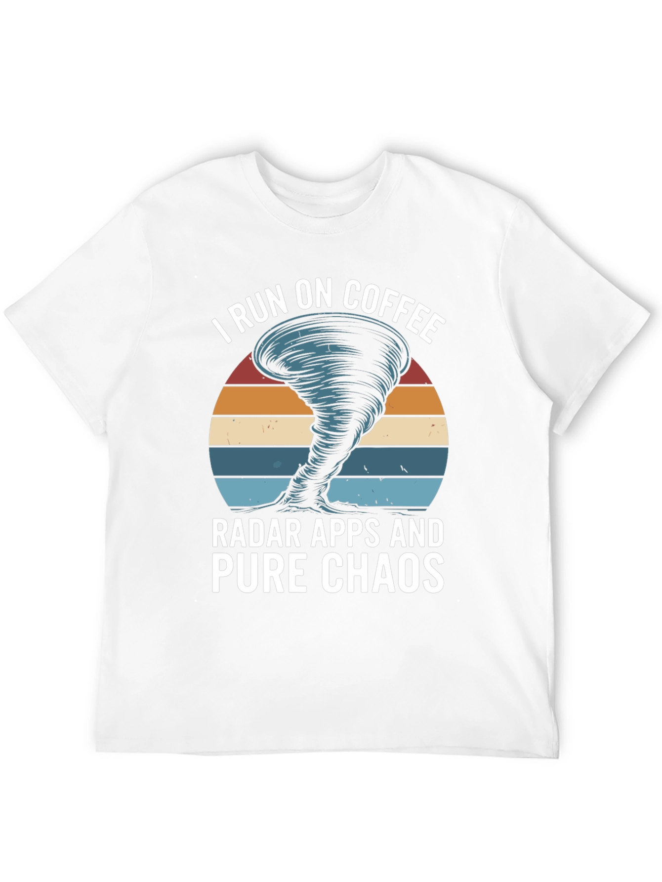 I Run On Coffee Radar Chaos Graphic Tee