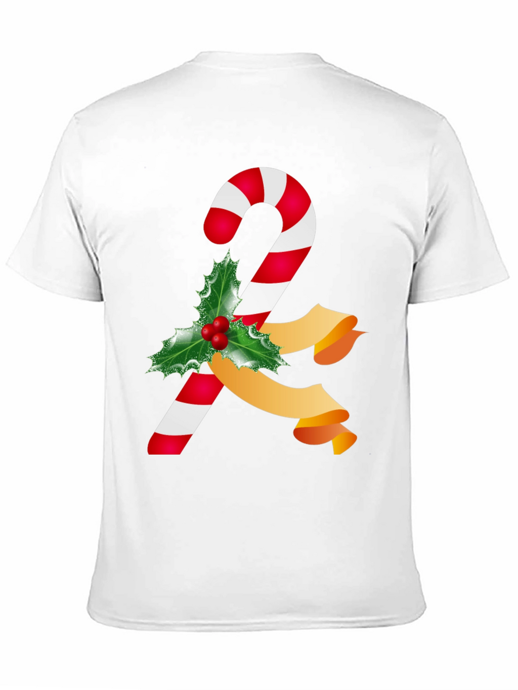 Candy Cane Christmas T-Shirt - Holiday Festive Wear