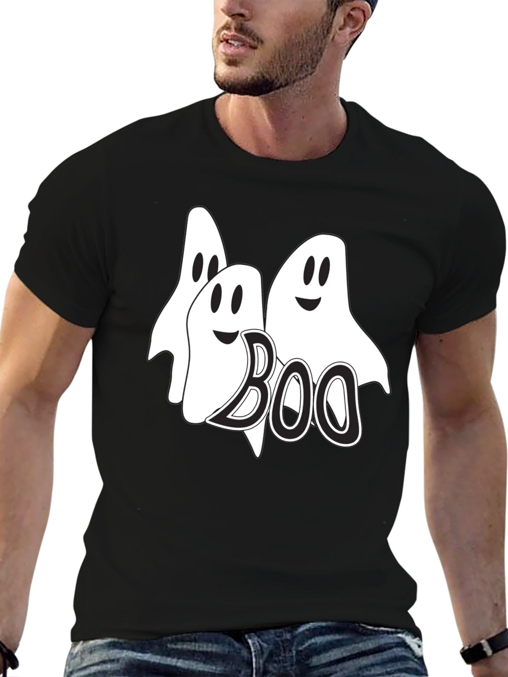 Boo Ghosts Graphic Tee - Halloween
