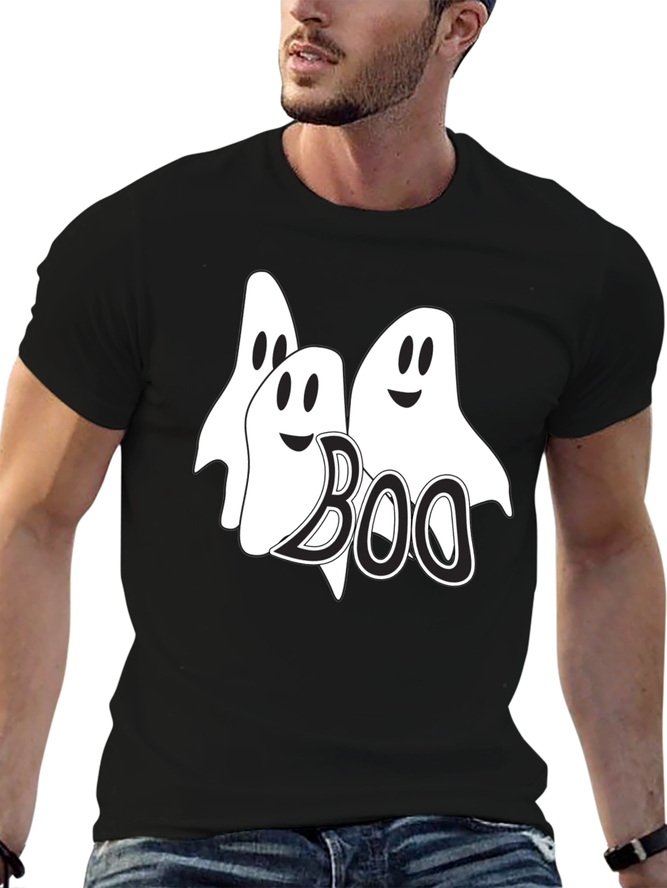 Boo Ghosts Graphic Tee - Halloween