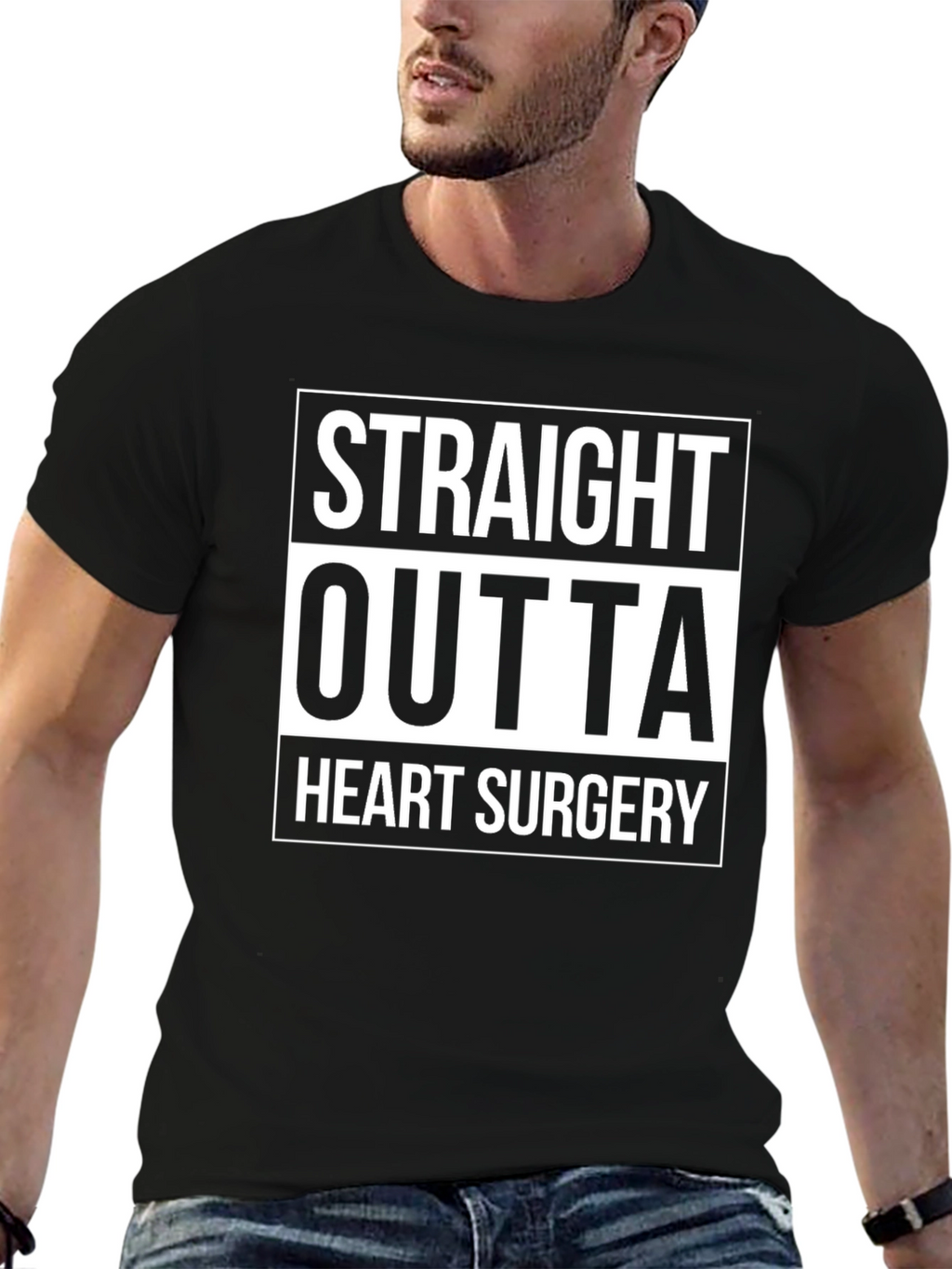 Straight Outta Heart Surgery Graphic Tee