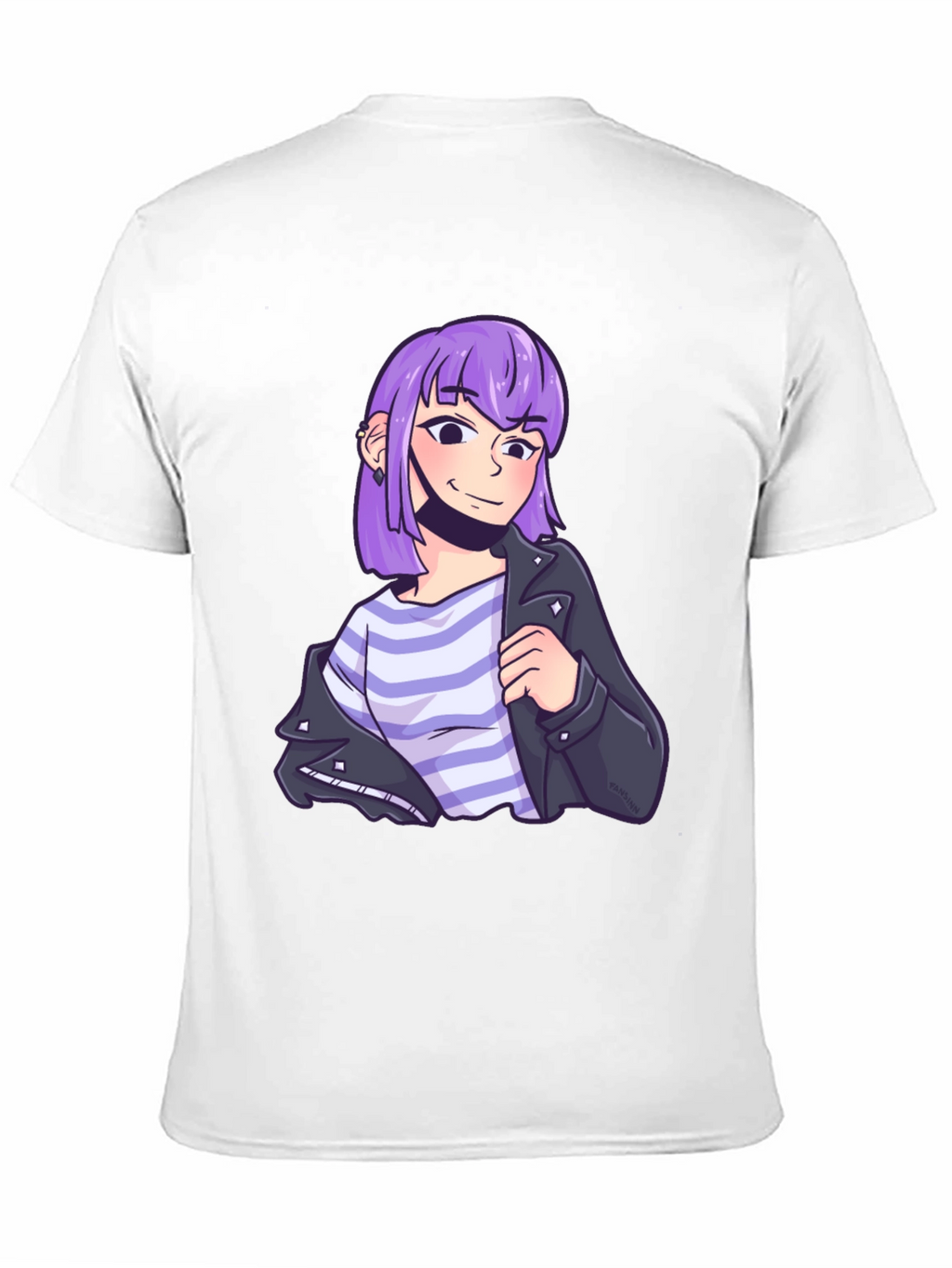 Anime Girl T-Shirt - Stylish Black Tee