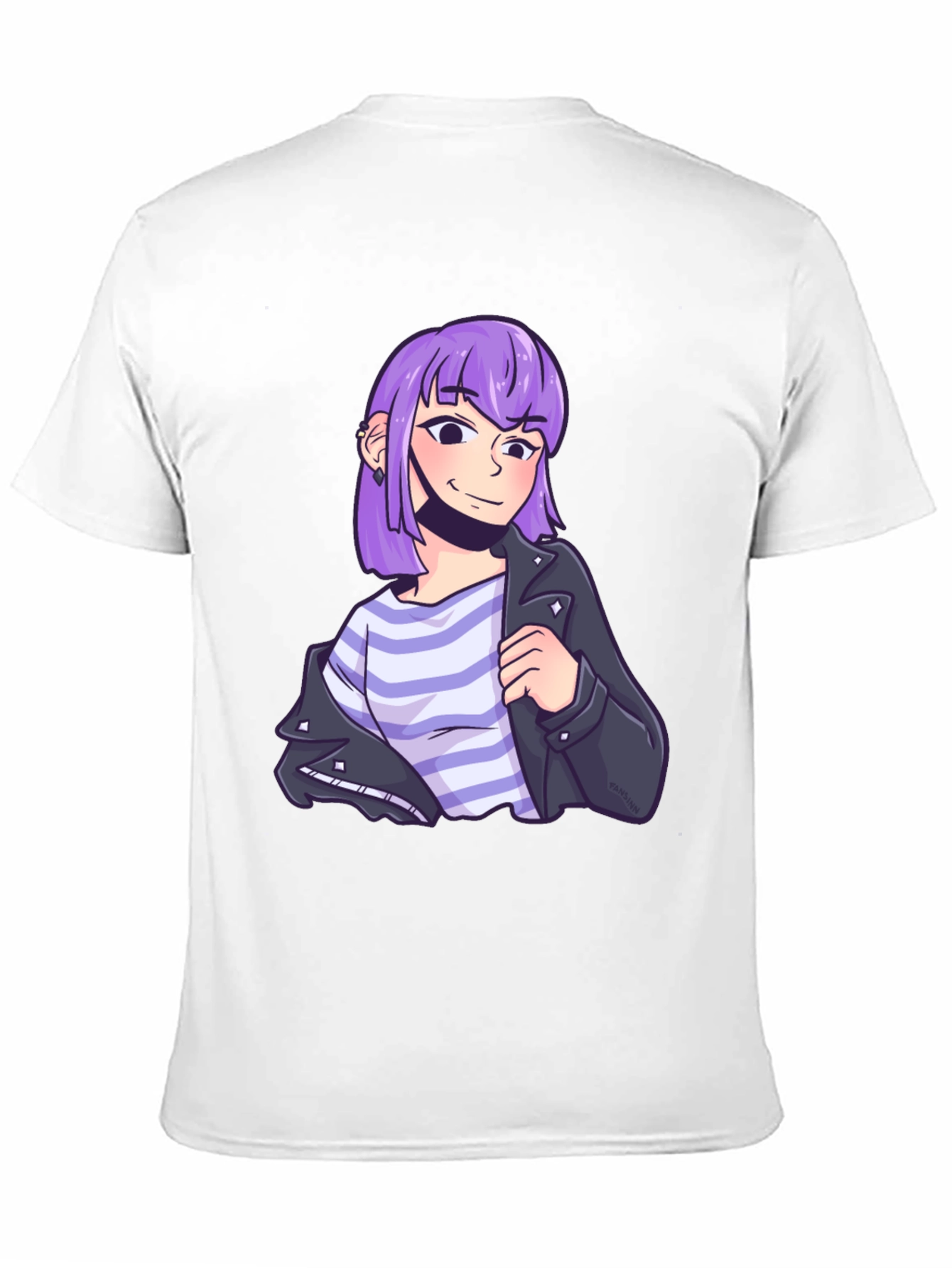 Anime Girl T-Shirt - Stylish Black Tee