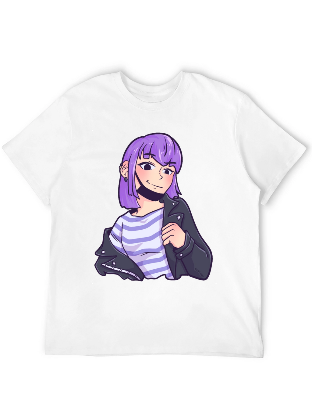 Anime Girl T-Shirt - Stylish Black Tee