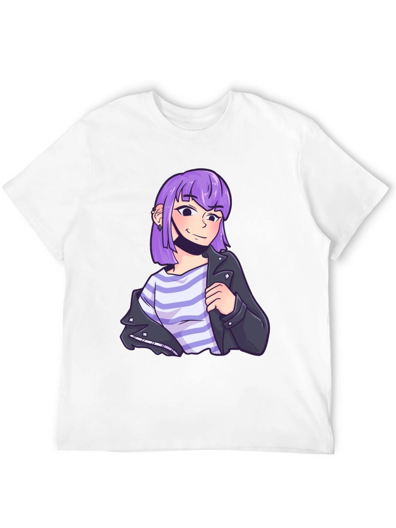 Anime Girl T-Shirt - Stylish Black Tee