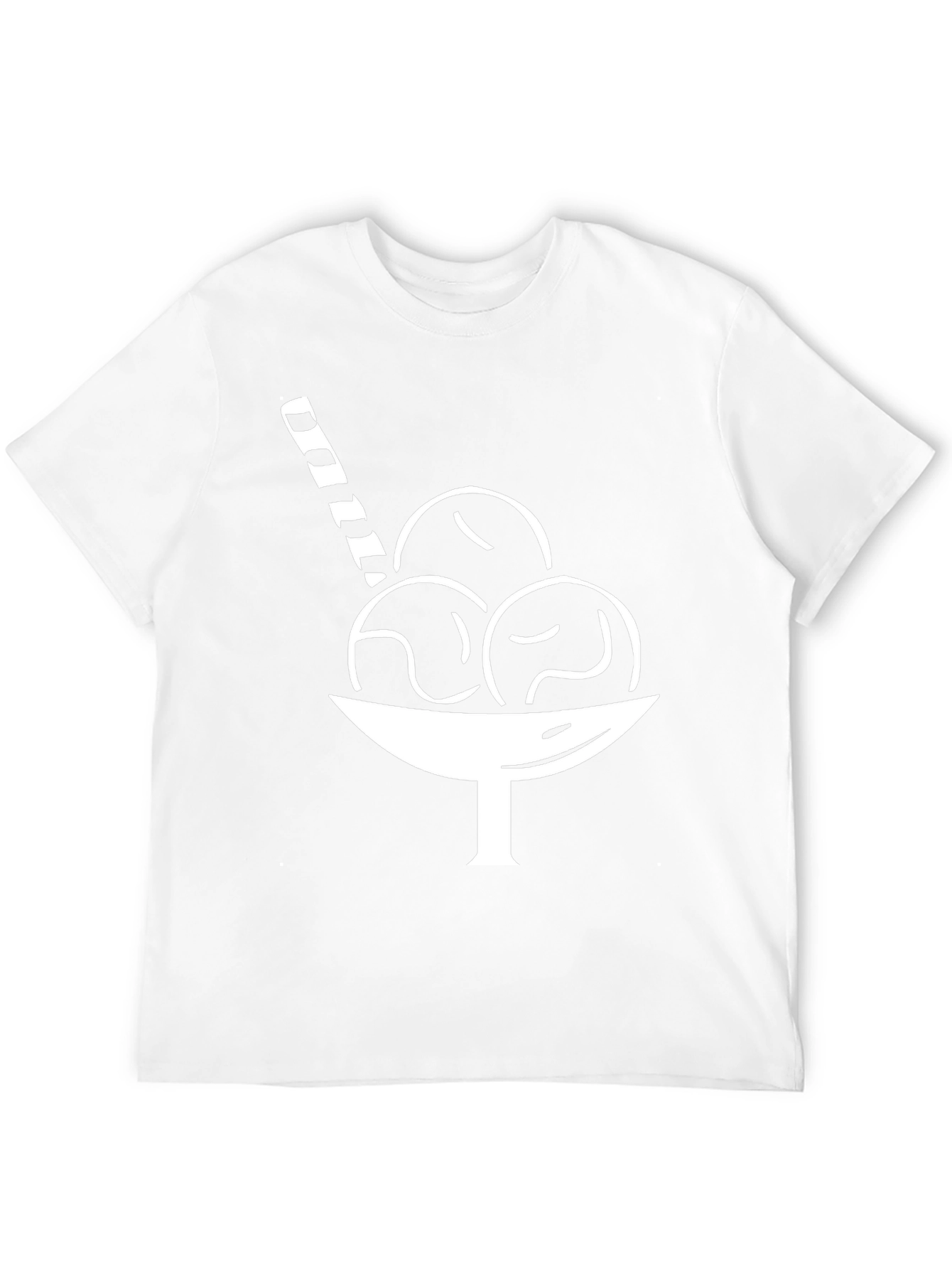 Ice Cream T-Shirt - Black Cotton Blend Tee