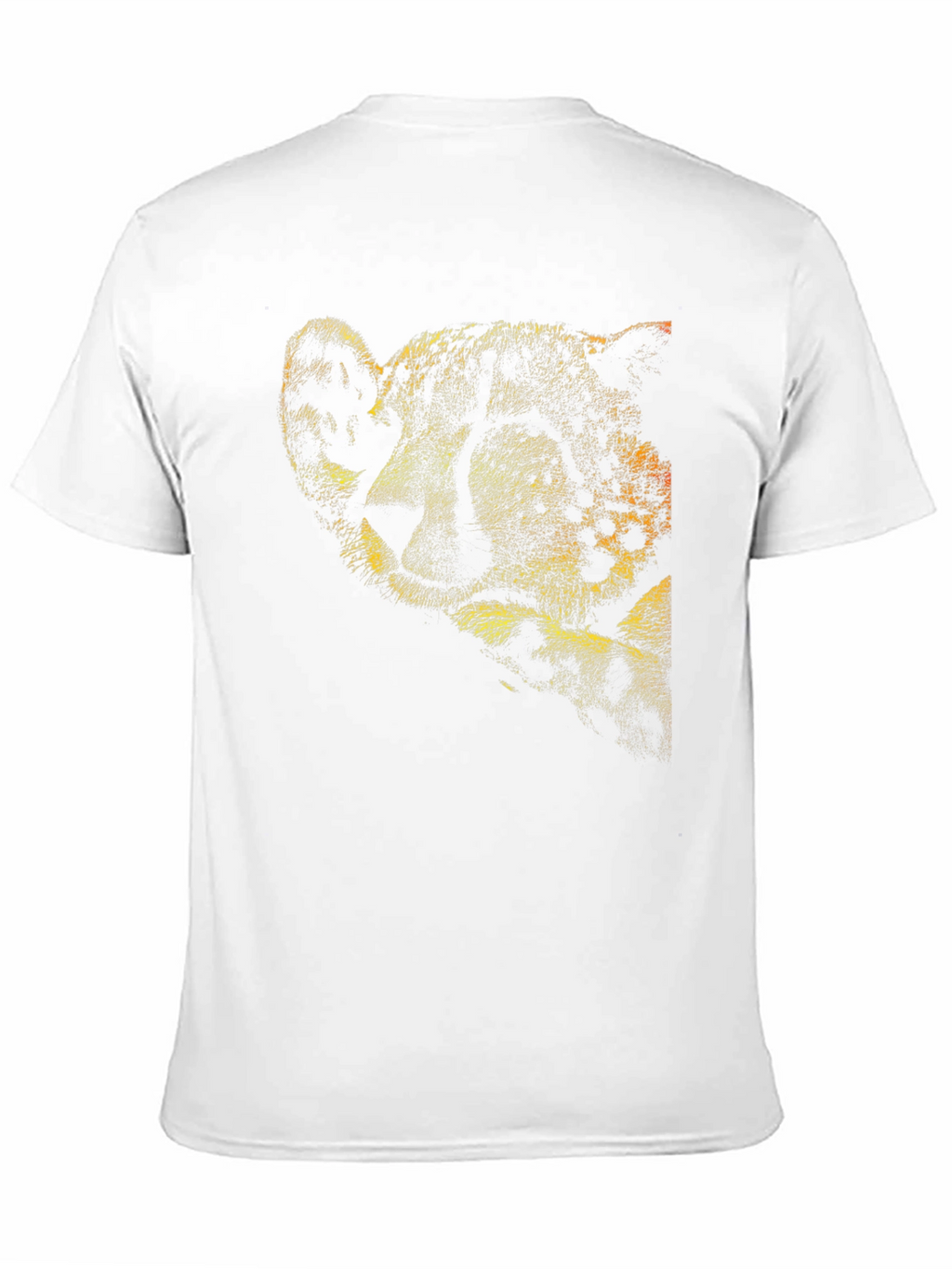 Cheetah Print Crew Neck T-Shirt