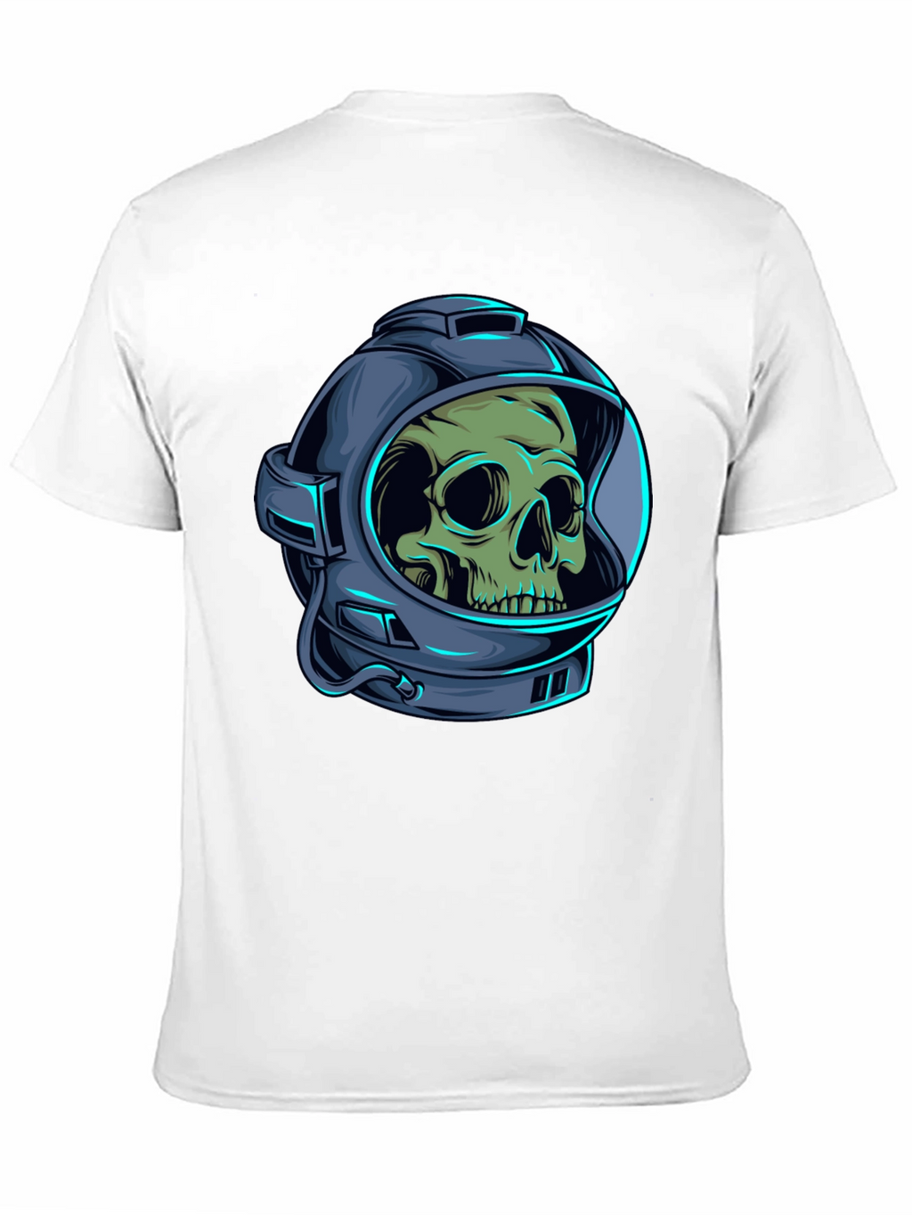 Skull Astronaut Graphic Tee - Black