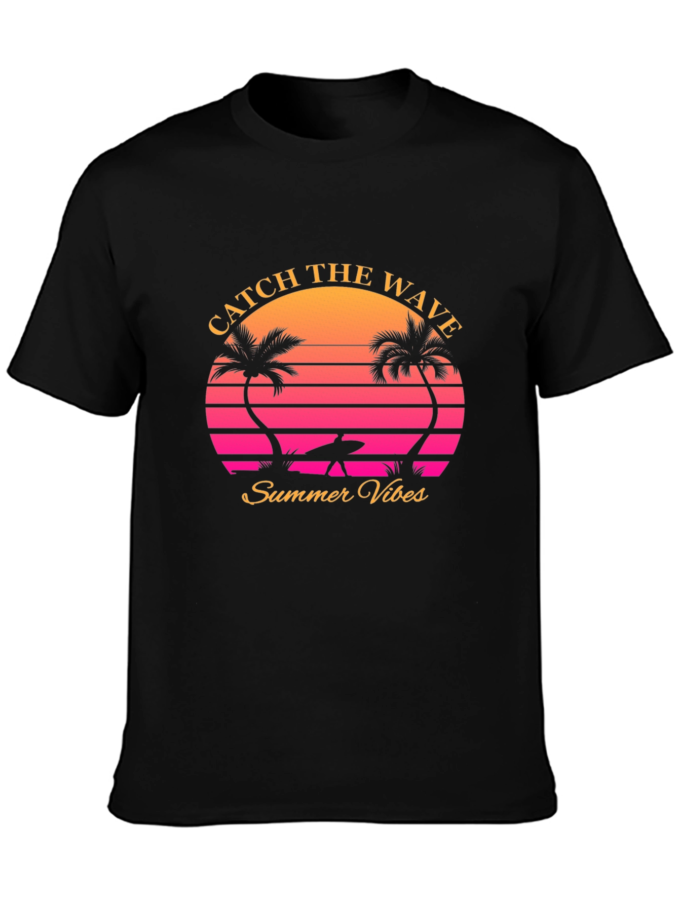 Catch the Wave Retro Summer Vibes T-Shirt