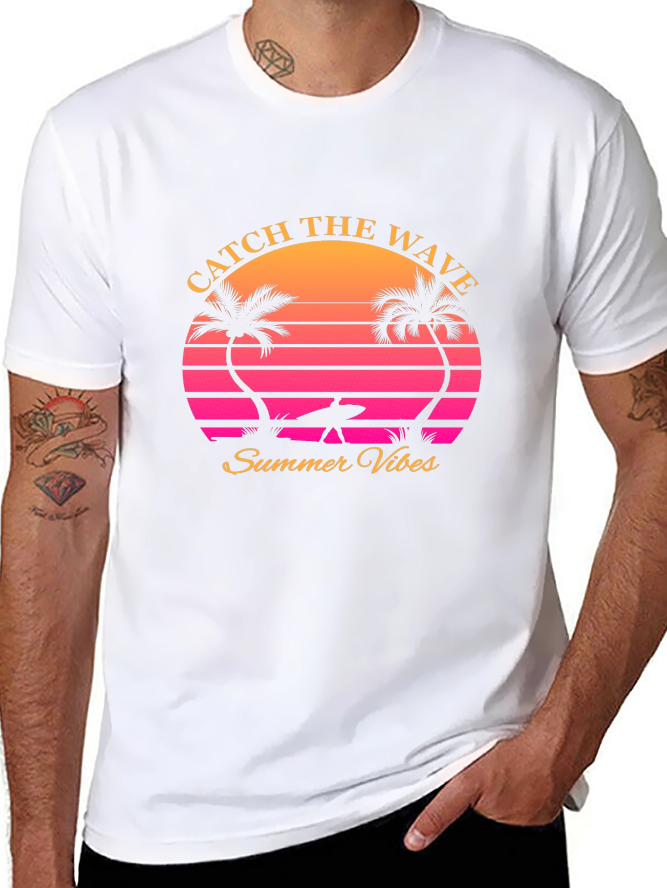 Catch the Wave Retro Summer Vibes T-Shirt