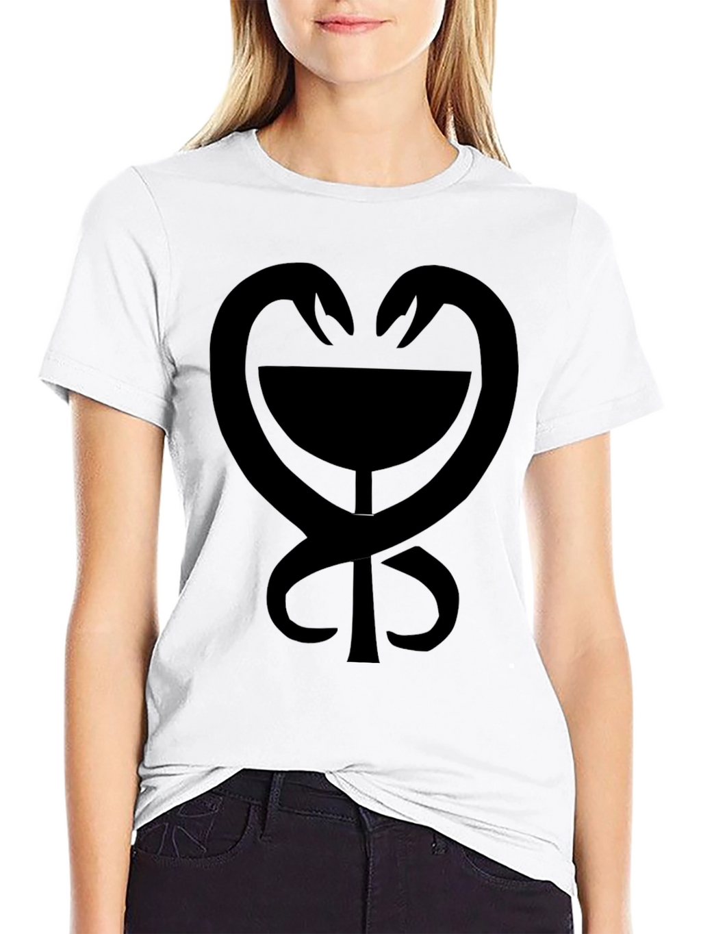 Black Asklepian Bowl T-Shirt
