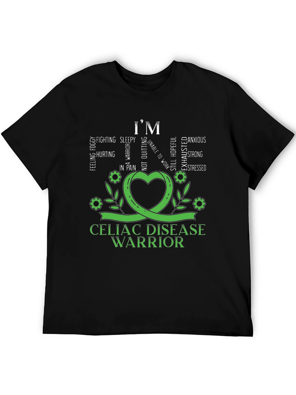 Celiac Disease Warrior Graphic T-Shirt