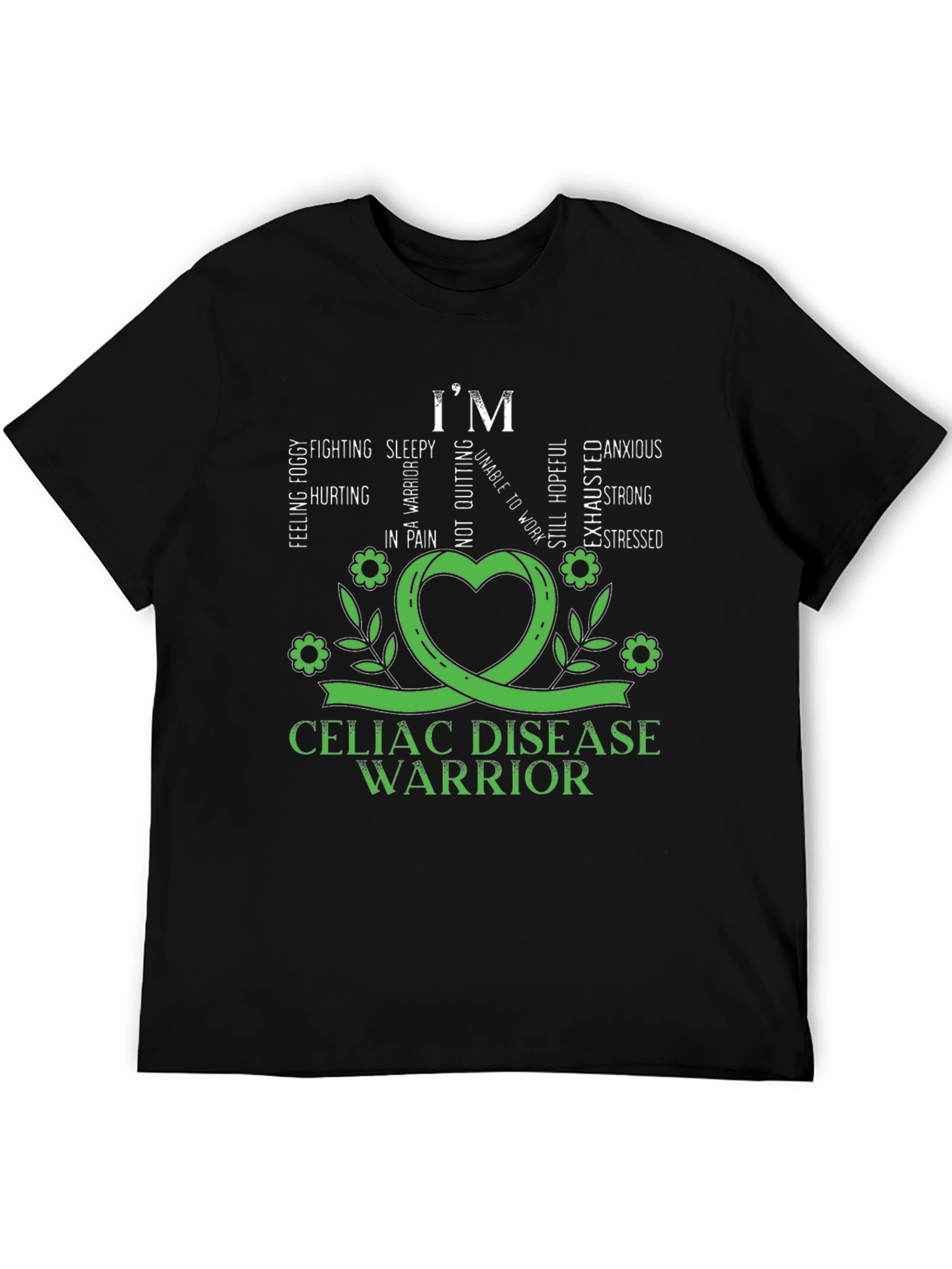 Celiac Disease Warrior Graphic T-Shirt