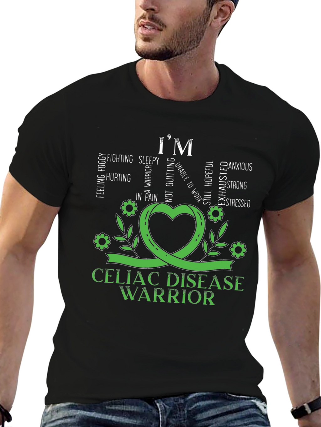Celiac Disease Warrior Graphic T-Shirt