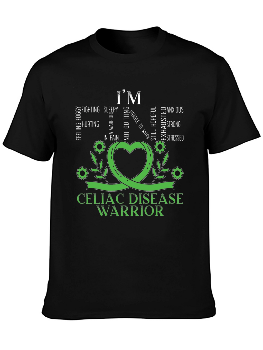 Celiac Disease Warrior Graphic T-Shirt