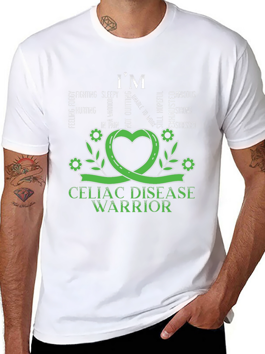 Celiac Disease Warrior Graphic T-Shirt