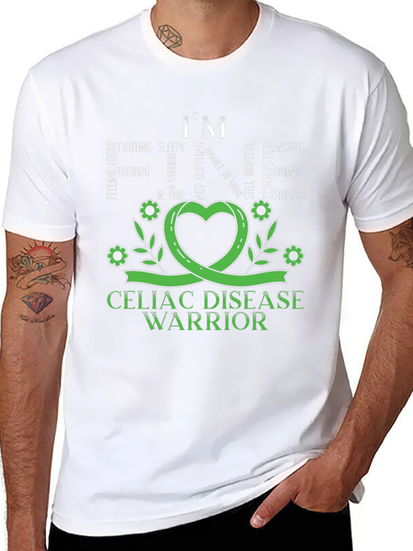 Celiac Disease Warrior Graphic T-Shirt
