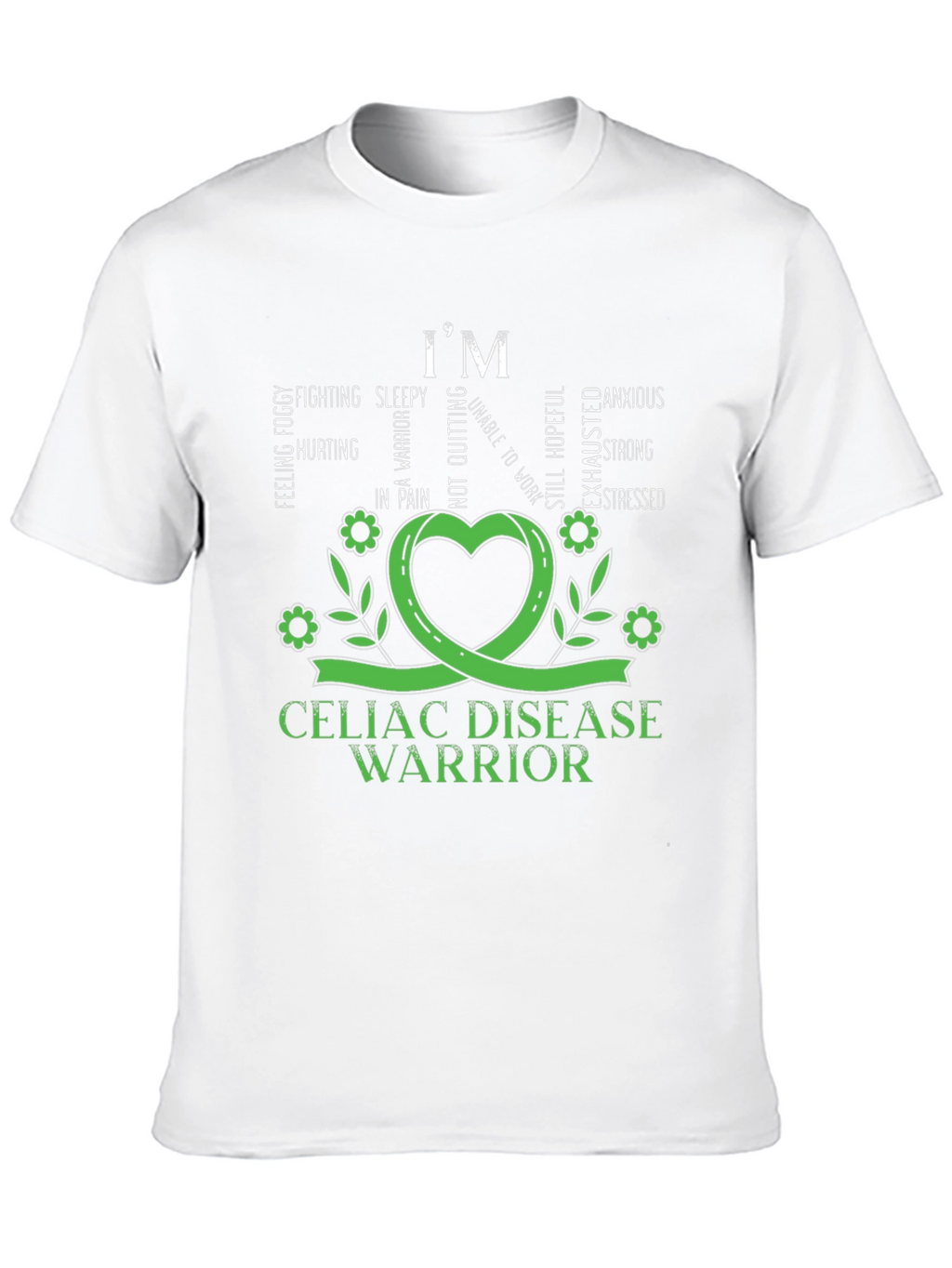 Celiac Disease Warrior Graphic T-Shirt