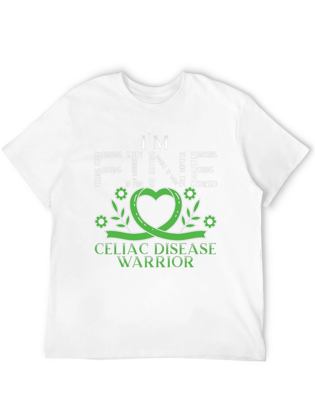 Celiac Disease Warrior Graphic T-Shirt