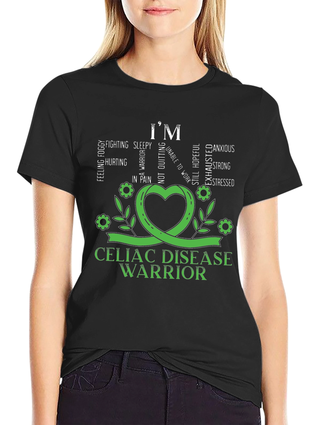 Celiac Disease Warrior Graphic T-Shirt