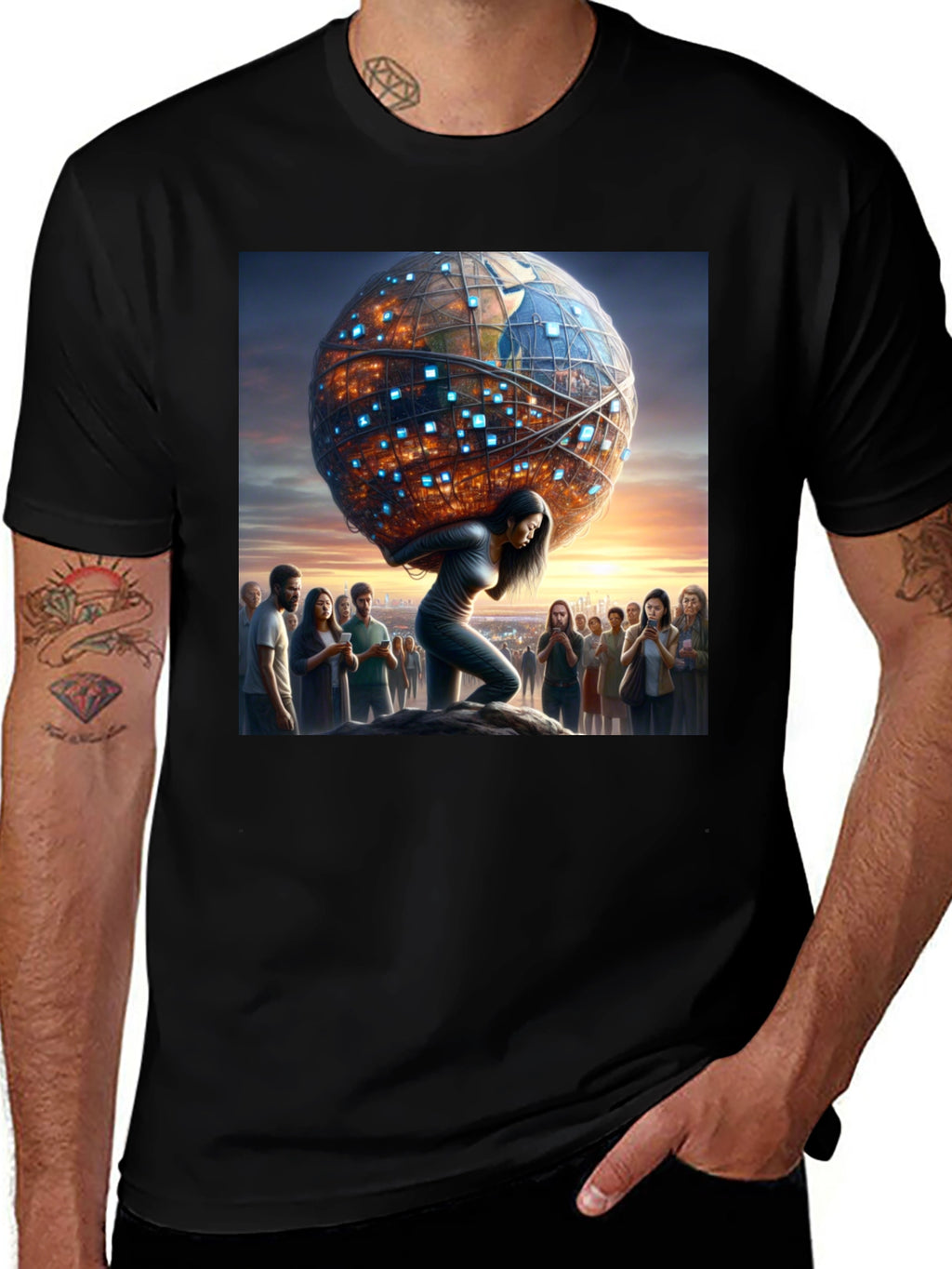 Atlas Tech World T-Shirt