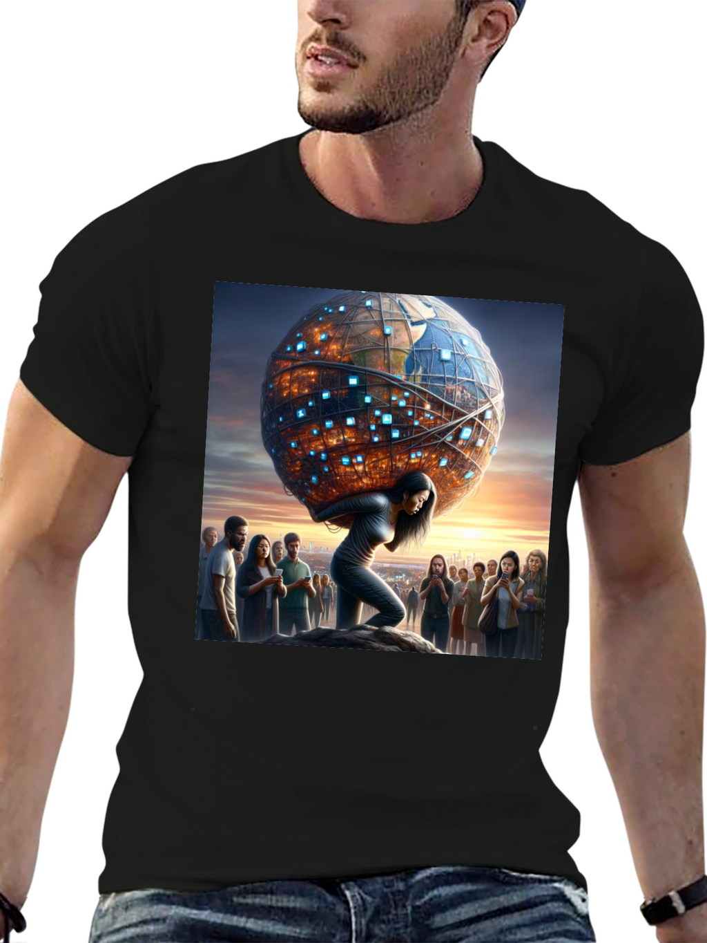 Atlas Tech World T-Shirt